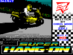 Super Hang-On — Title screen