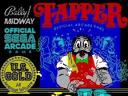 Tapper — Title screen