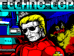 Techno Cop — Title screen