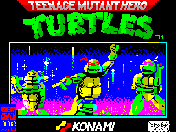 Teenage Mutant Hero Turtles — Title screen