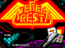 Terra Cresta — Title screen