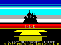 Tetris (Mirrorsoft) — Title screen