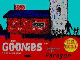 The Goonies — Title screen