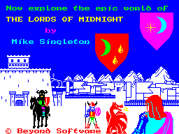 The Lords of Midnight — Title screen