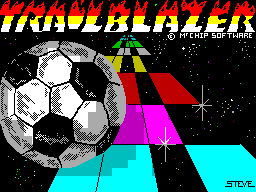 Trailblazer — Title screen