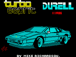 Turbo Esprit — Title screen