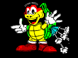 Turbo the Tortoise — Title screen