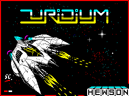 Uridium — Title screen