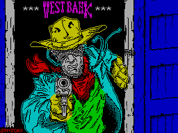 West Bank — Title screen