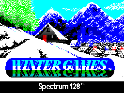 Winter Games — Title screen