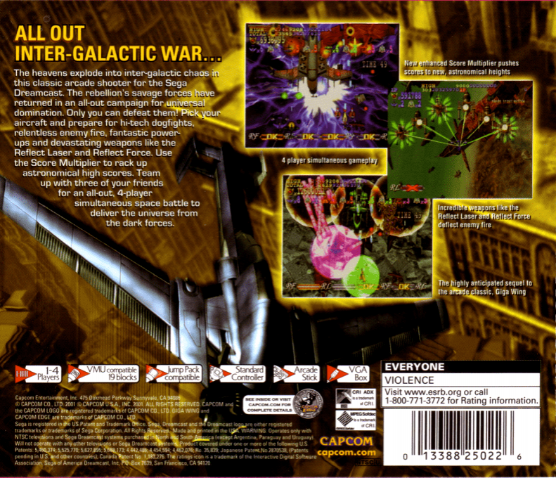 GigaWing 2 — Box back