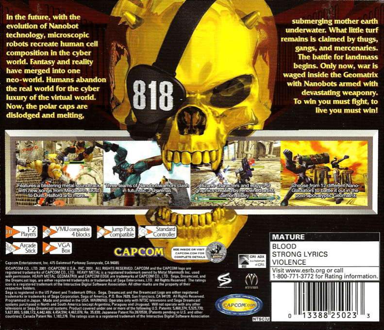 Heavy Metal : Geomatrix — Box back