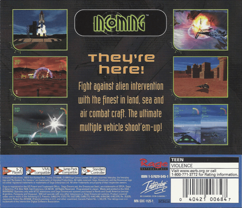 Incoming — Box back