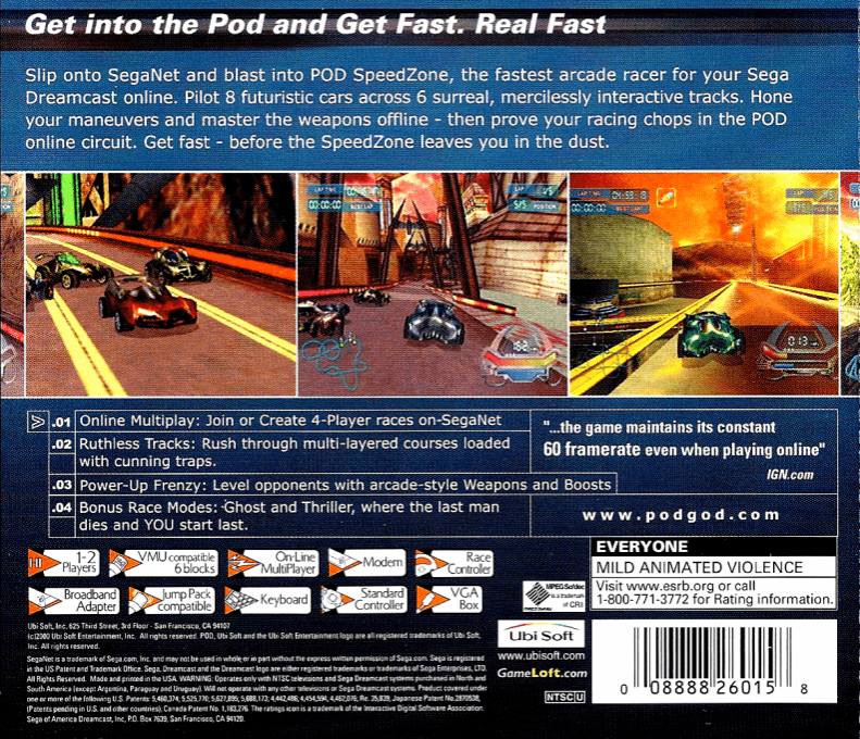 POD SpeedZone — Box back