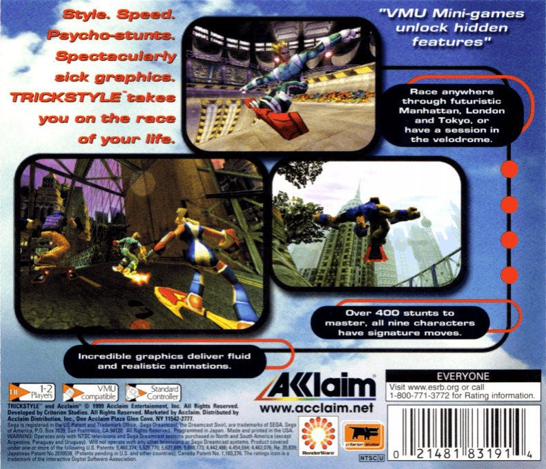 TrickStyle — Box back