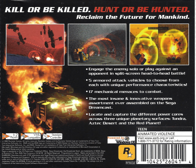 Wild Metal — Box back