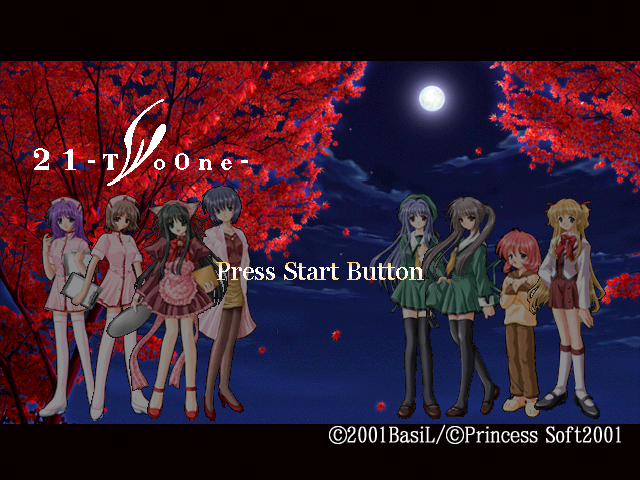 21 : Two One — Title screen