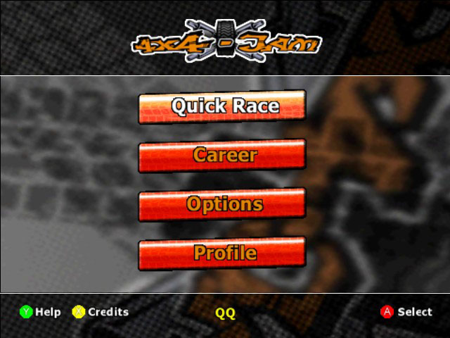 4x4 Jam — Title screen