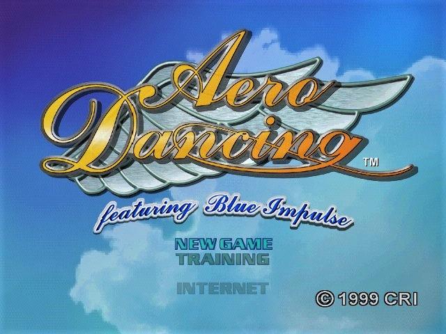 AeroWings — Title screen