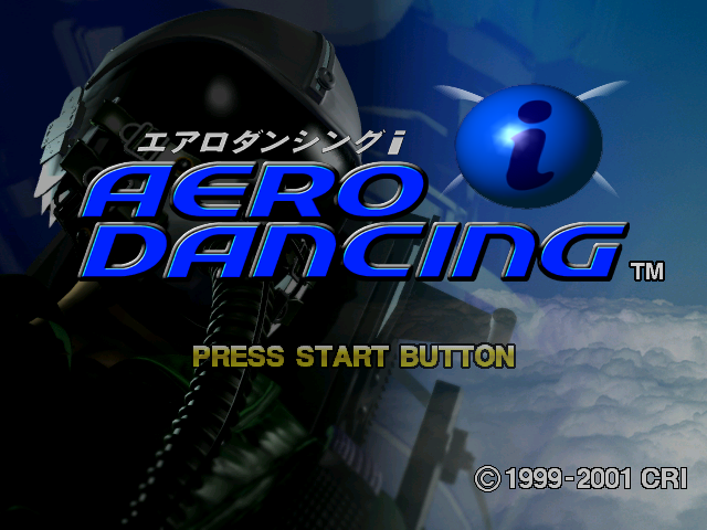 Aero Dancing i — Title screen