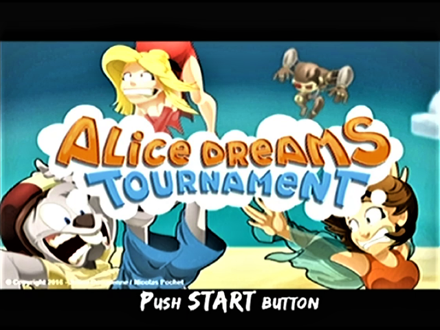 Alice Dreams Tournament — Title screen