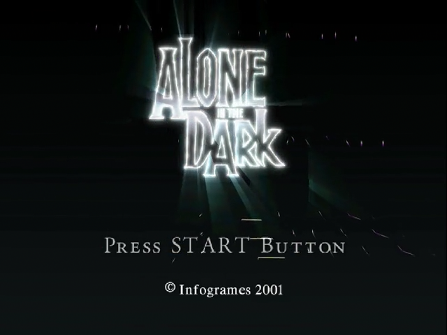 Alone in the Dark : The New Nightmare — Title screen