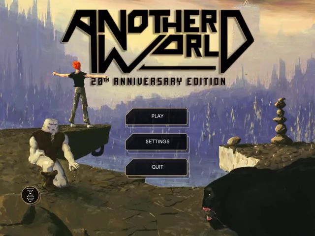 Another World HD — Title screen