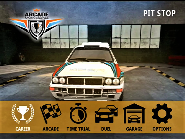 Arcade Racing Legends — Title screen