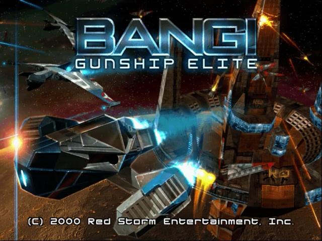 Bang! Gunship Elite — Title screen