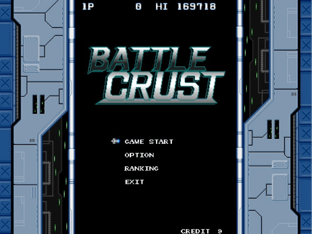 Battle Crust — Title screen