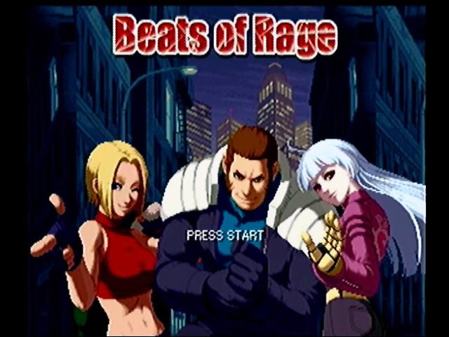 Beats of Rage — Title screen