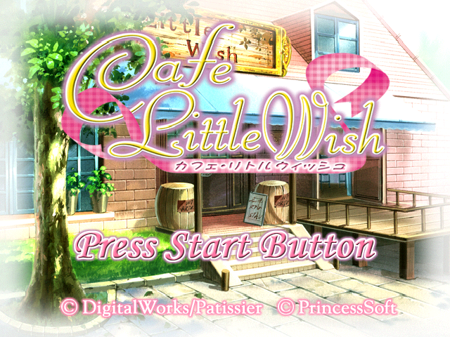 Cafe Little Wish — Title screen
