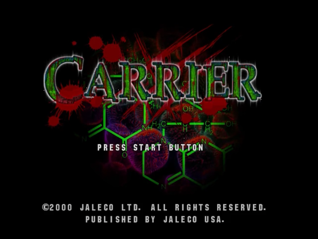 Carrier — Title screen