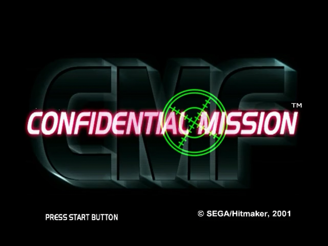 Confidential Mission — Title screen