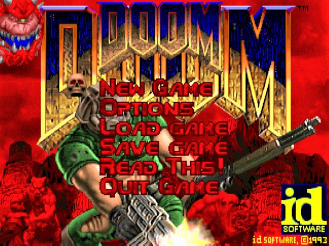 DOOM Online — Title screen