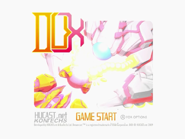 DUX — Title screen