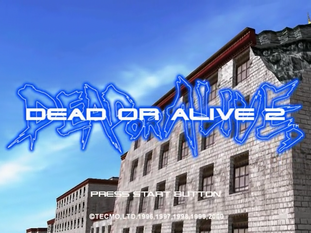 Dead or Alive 2 — Title screen