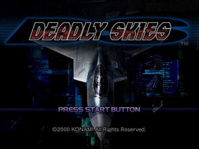 Deadly Skies — Title screen