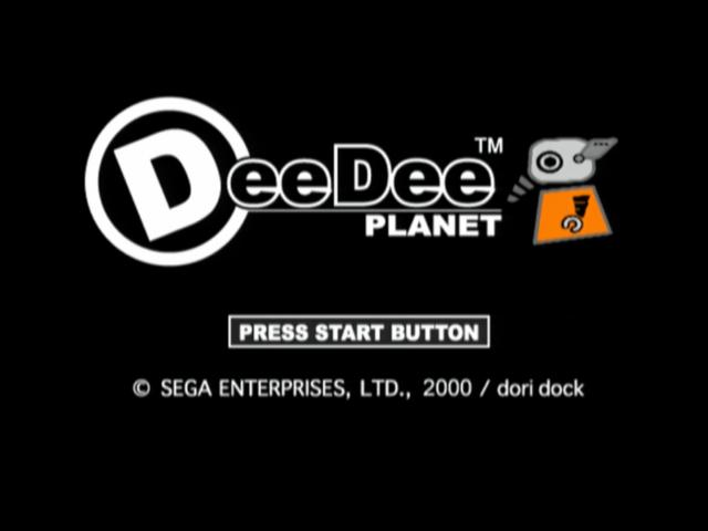 Dee Dee Planet — Title screen