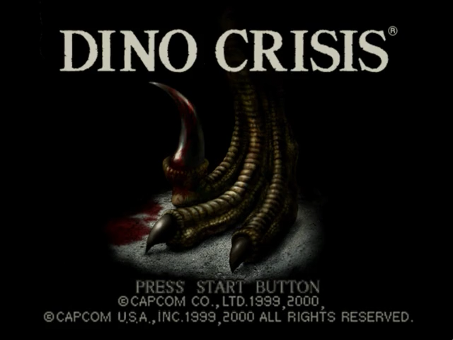 Dino Crisis — Title screen