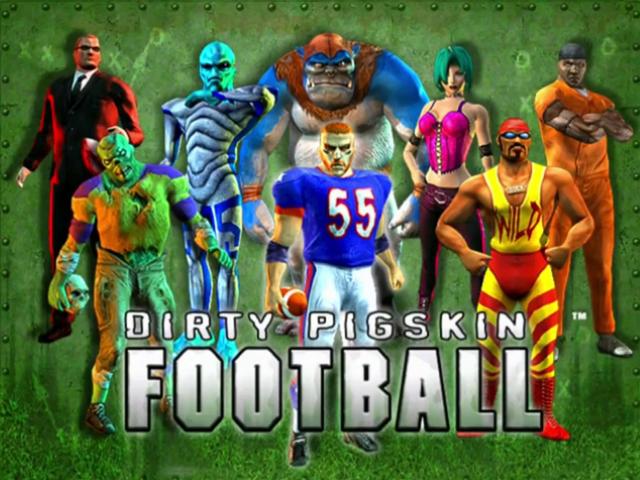 Dirty Pigskin Football — Title screen
