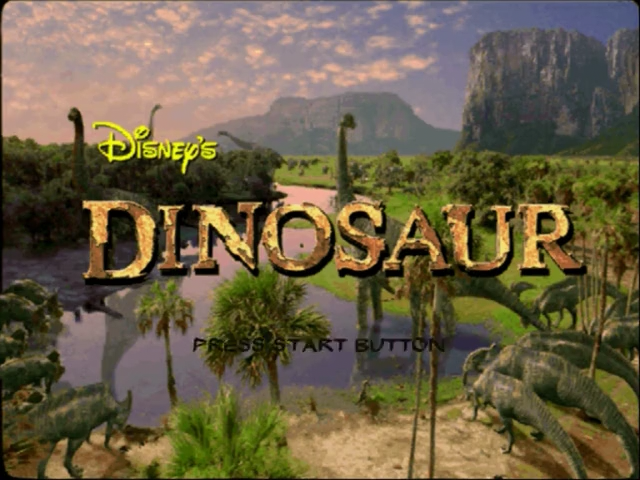 Disney's Dinosaur — Title screen