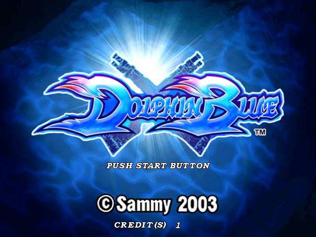 Dolphin Blue — Title screen