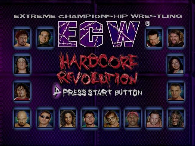 ECW Hardcore Revolution — Title screen