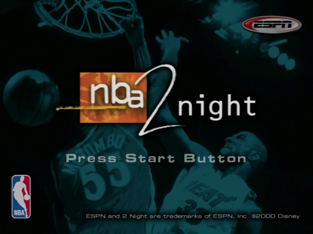 ESPN NBA 2Night — Title screen
