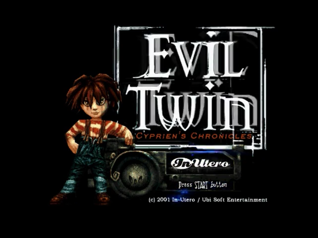 Evil Twin : Cyprien's Chronicles — Title screen