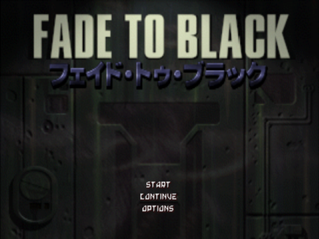 Fade to Black : Flashback 2 — Title screen