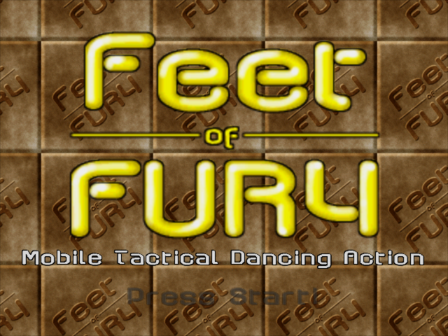 Feet of Fury — Title screen