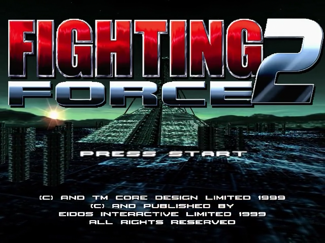 Fighting Force 2 — Title screen