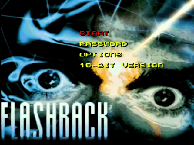 Flashback : The Quest for Identity — Title screen